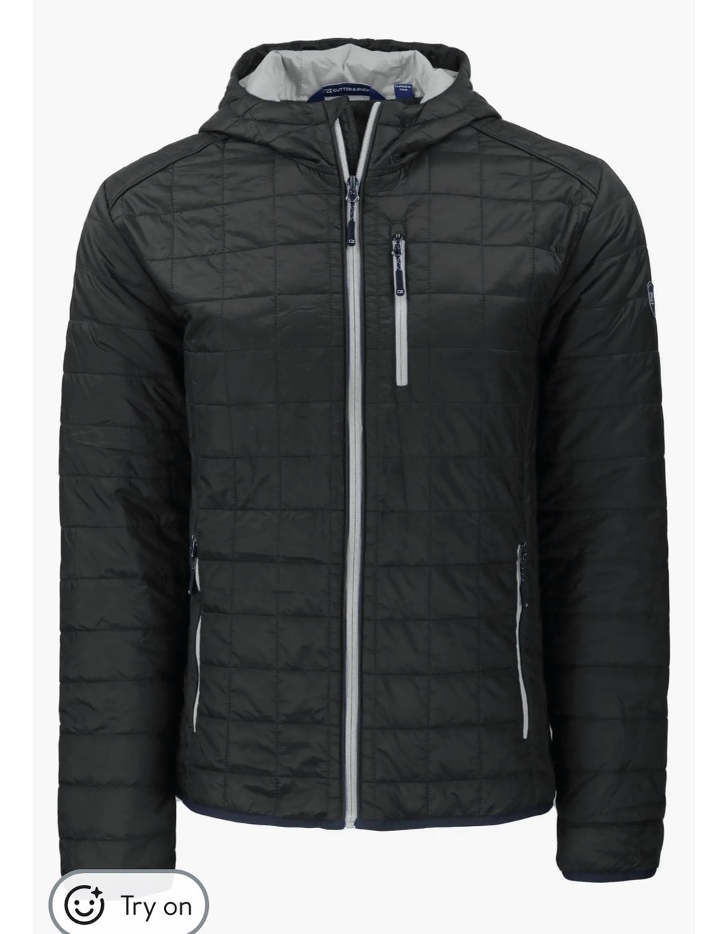 Cutter and Buck Rainier Primaloft Hooded Jacket Eco Full zip , Large